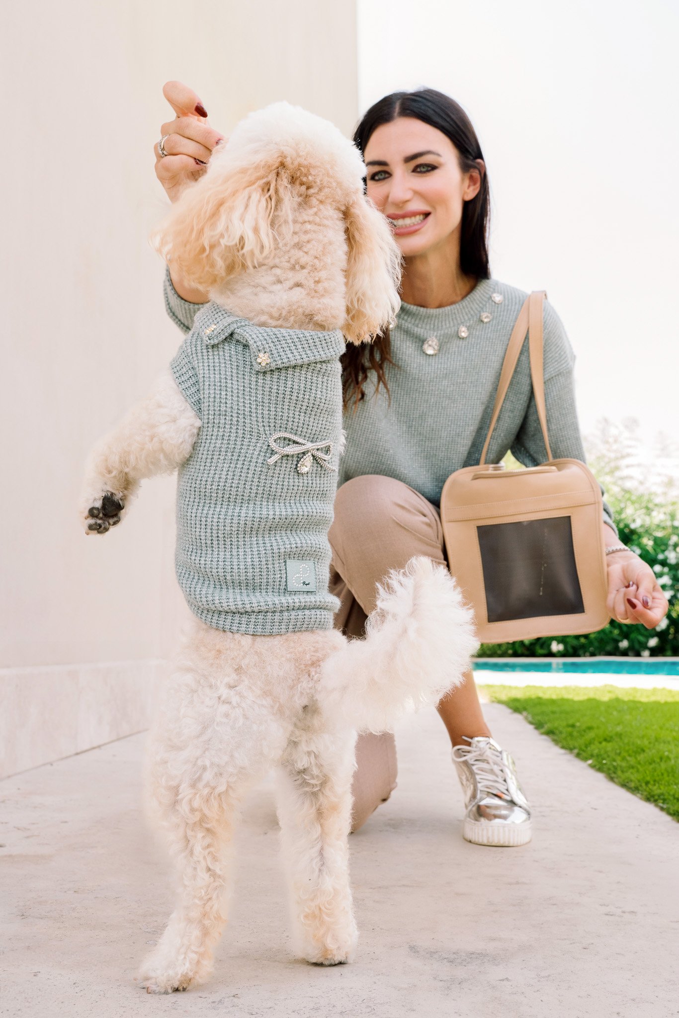 MAGLIONCINO DOLCEVITA PER CANI IN LUREX