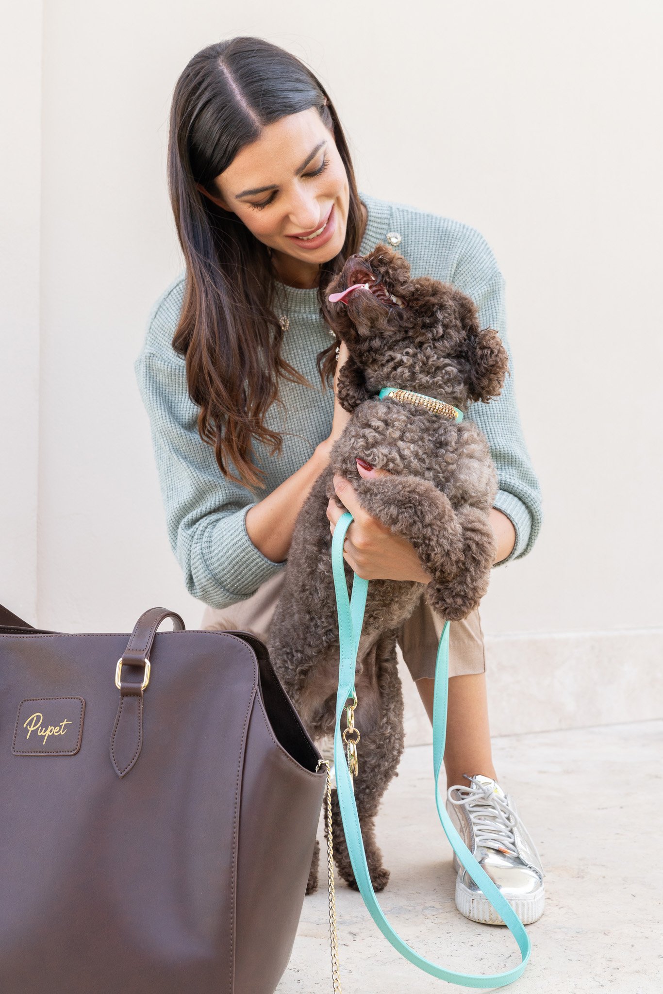 BORSA PER CANI IN SIMILPELLE