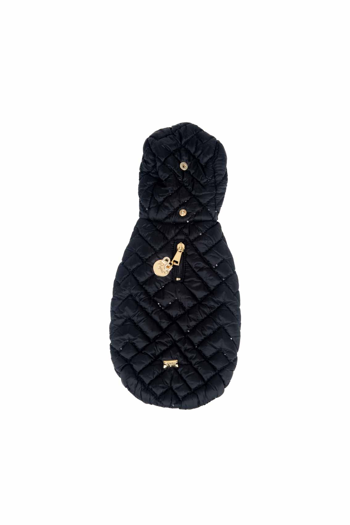 QUILTED DOWN JACKET WITH PAILLETTES