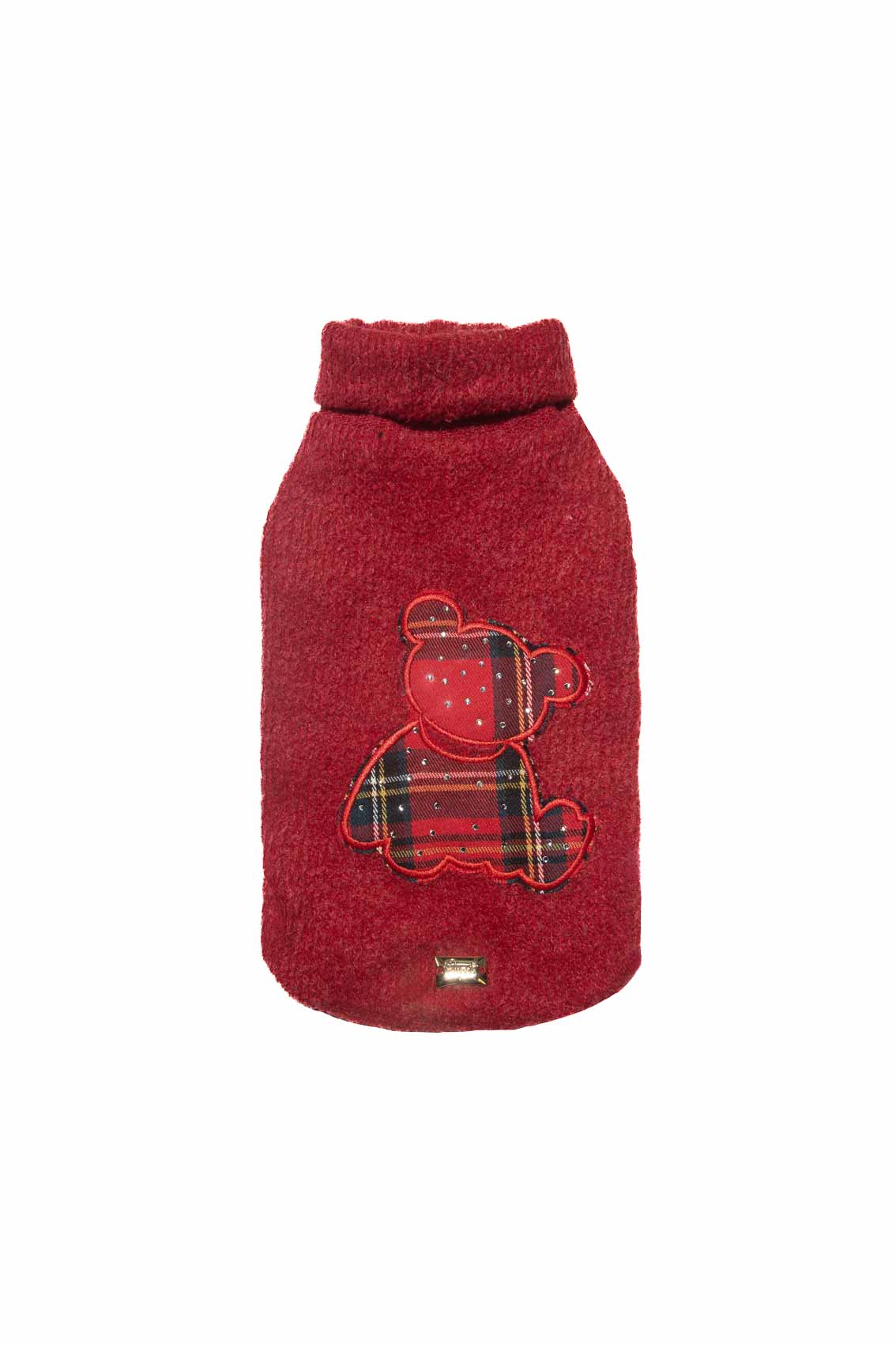 SWEATER WITH SCOTTISH RED TEDDY BEAR