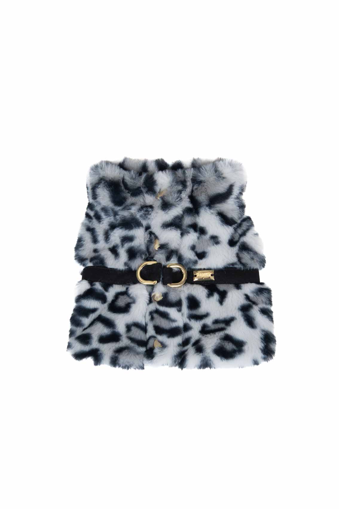 SPOTTED FUR WAISCOAT HARNESS