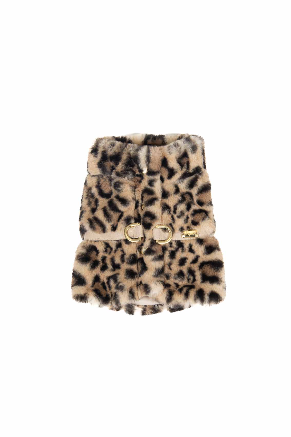 SPOTTED FUR WAISCOAT HARNESS