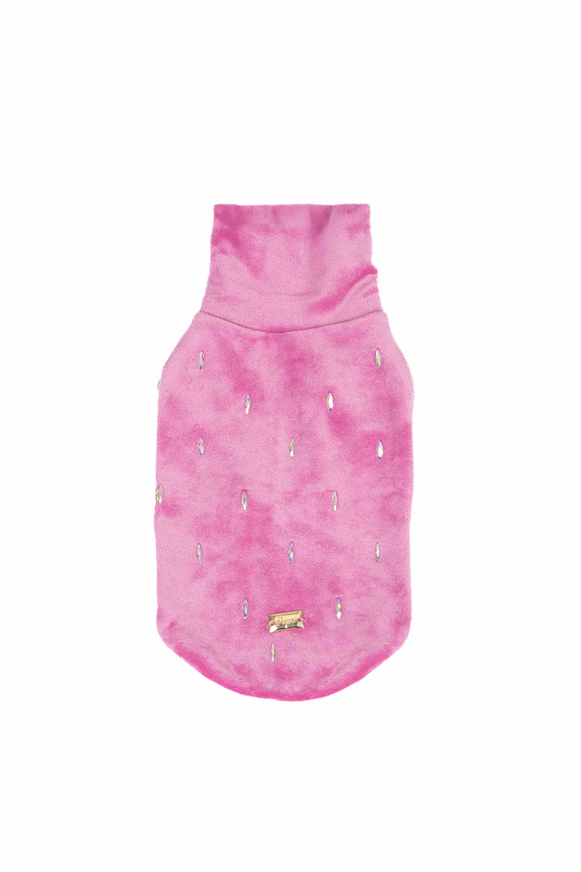 MAGLIONCINO CINIGLIA CON GOCCE BRILLANTI TAGLIA S