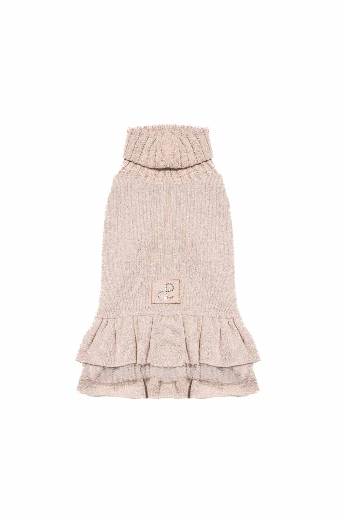 VESTITINO CON BALZE IN TULLE LUREX ULTIMA TAGLIA S