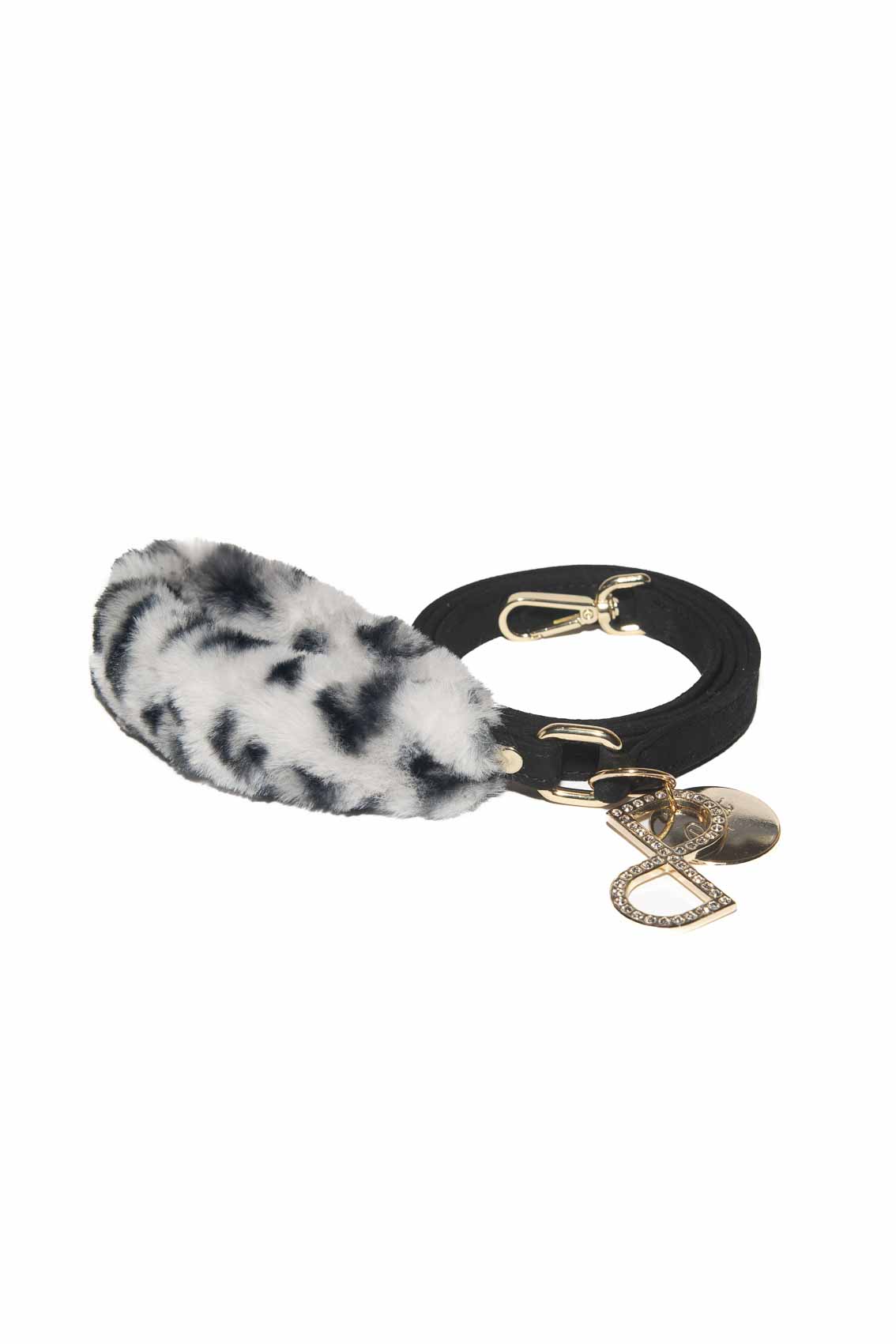 SPOTTED FUR LEASH