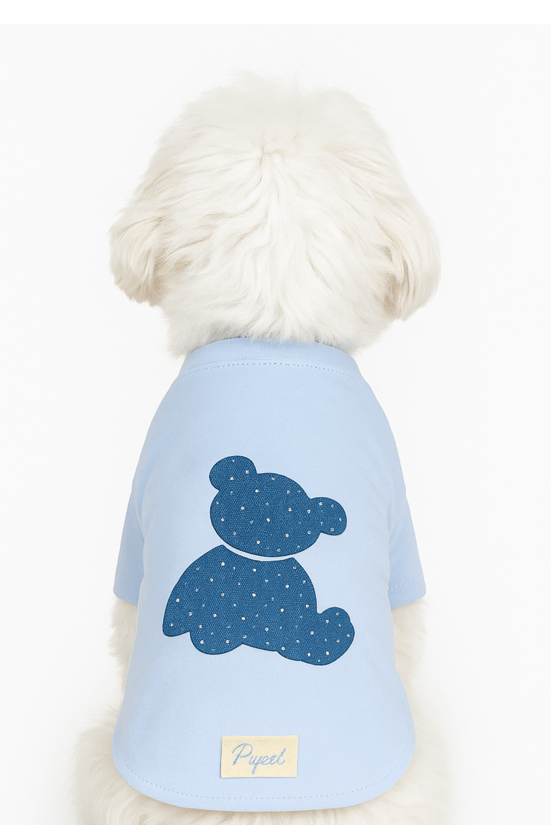 TSHIRT WITH DENIM TEDDY