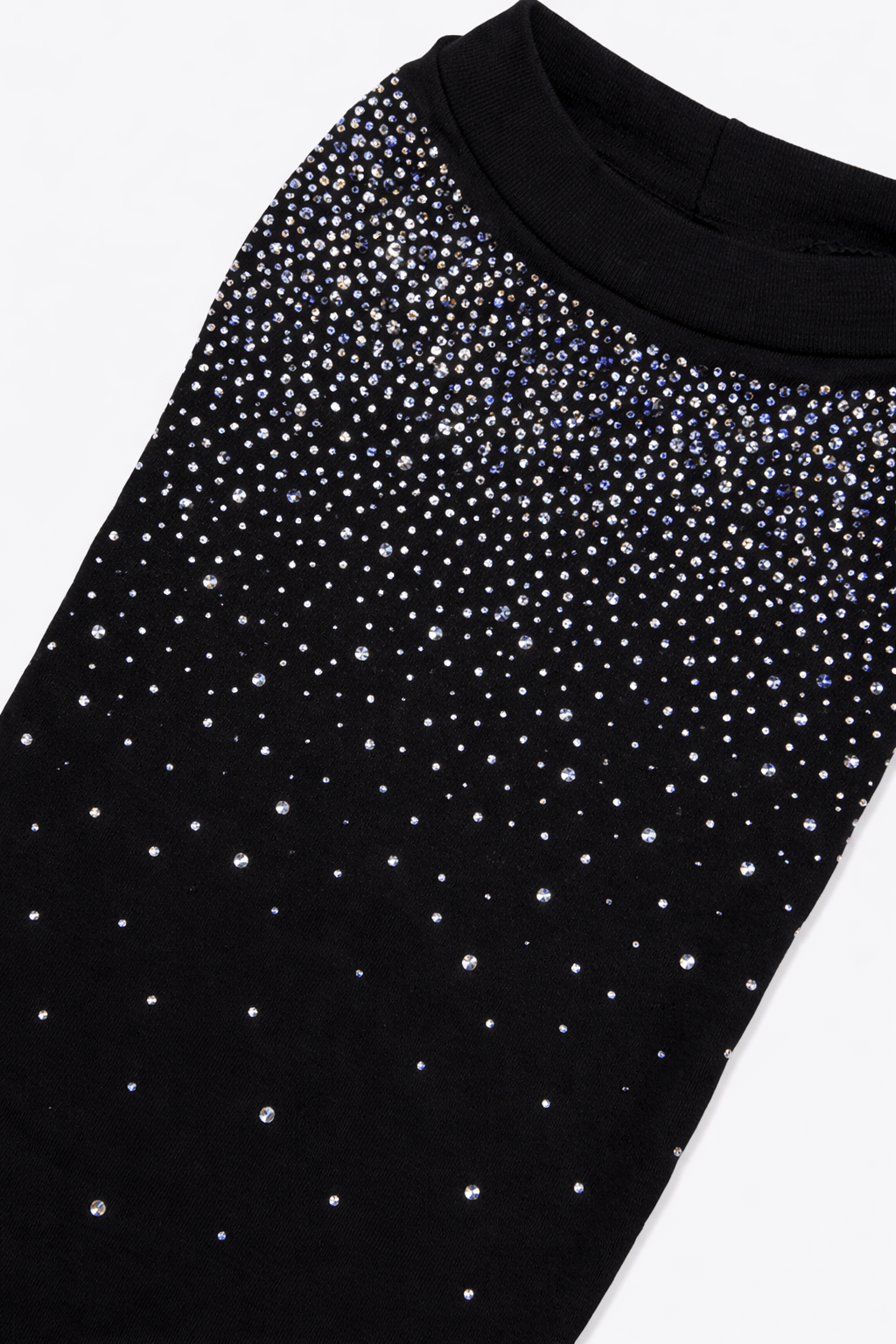 T-SHIRT CON CASCATA DI BRILLANTI