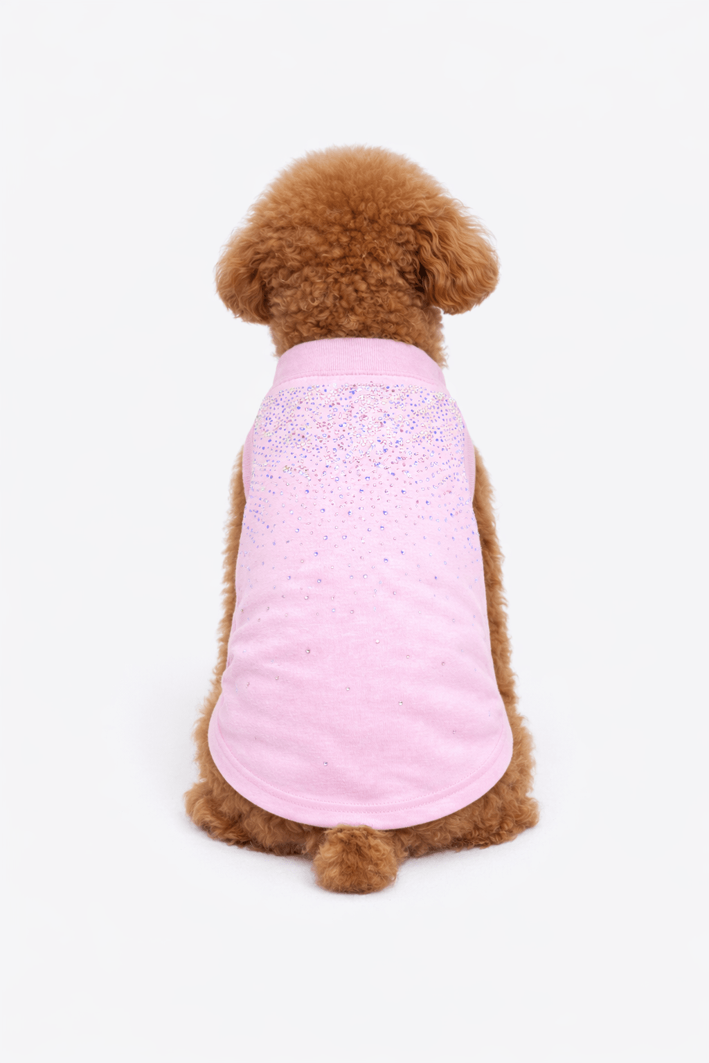 T-shirt with cascade of strass