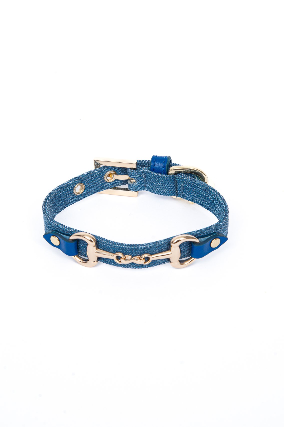clamp denim collar