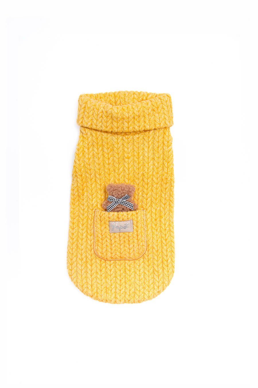 SWEATER WITH TEDDY POCKET