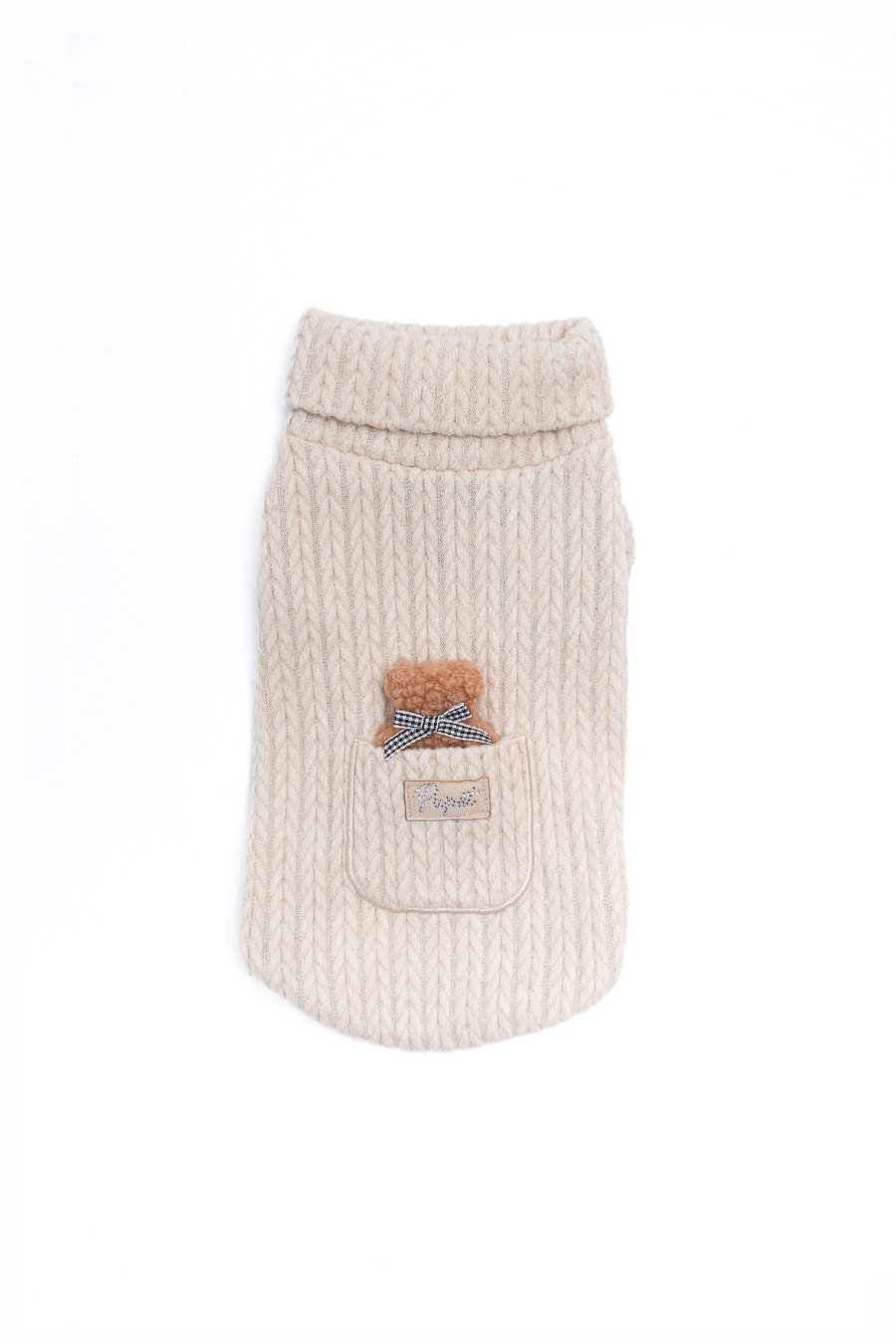 SWEATER WITH TEDDY POCKET