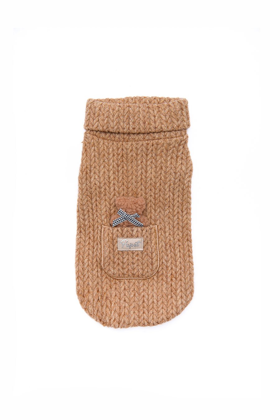 SWEATER WITH TEDDY POCKET