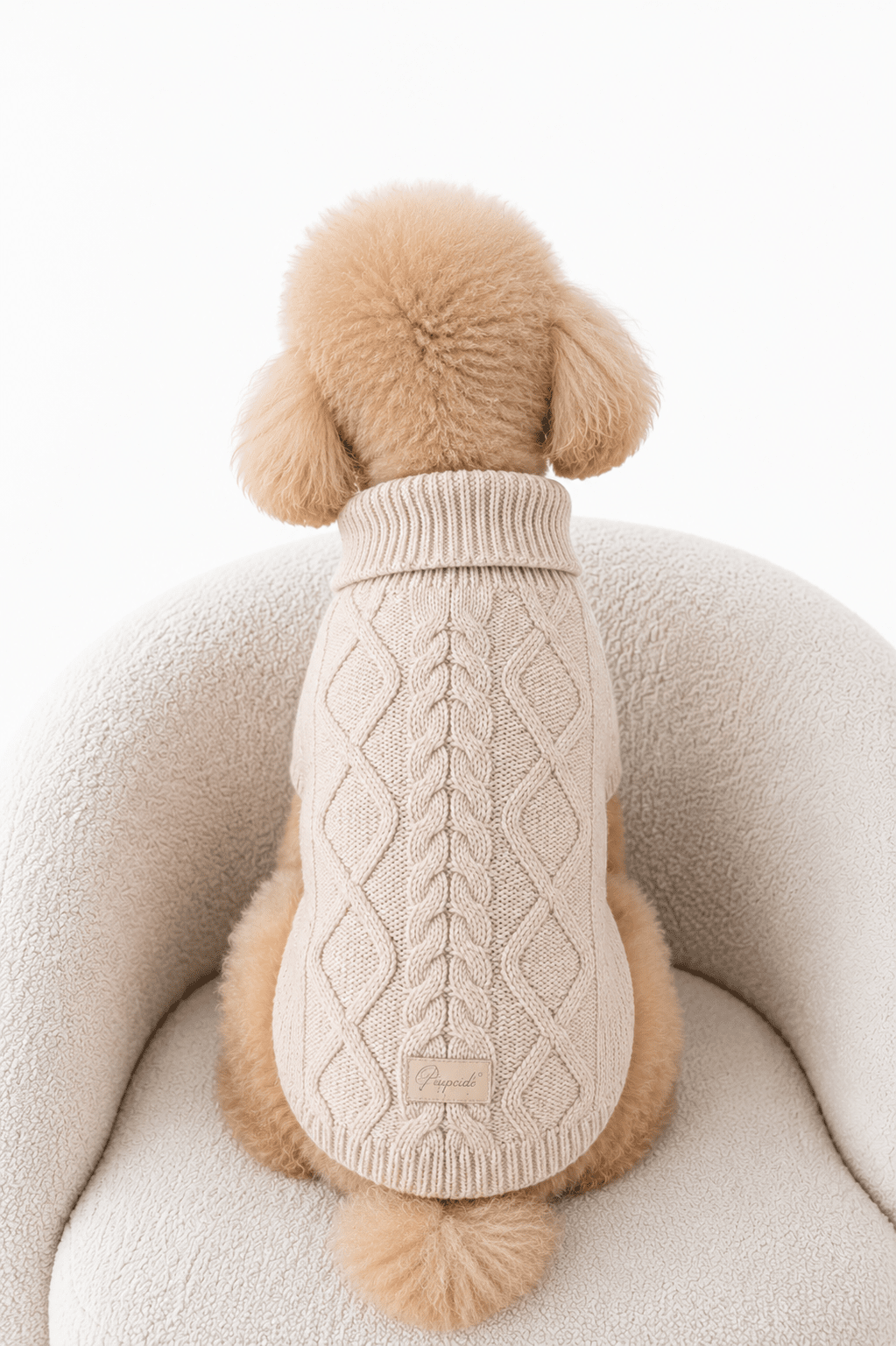WOOL, CASHMERE AND MERINO DOG SWEATER