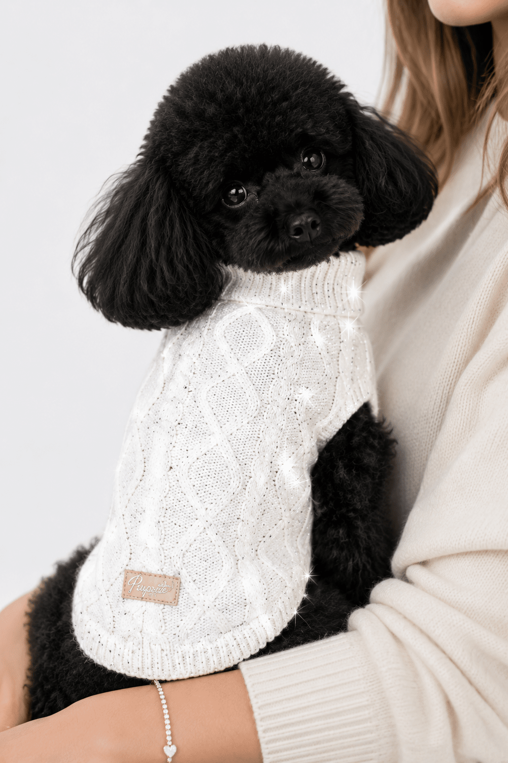 BRILLI WOOL DOG SWEATER WITH CASHMERE AND MERINO