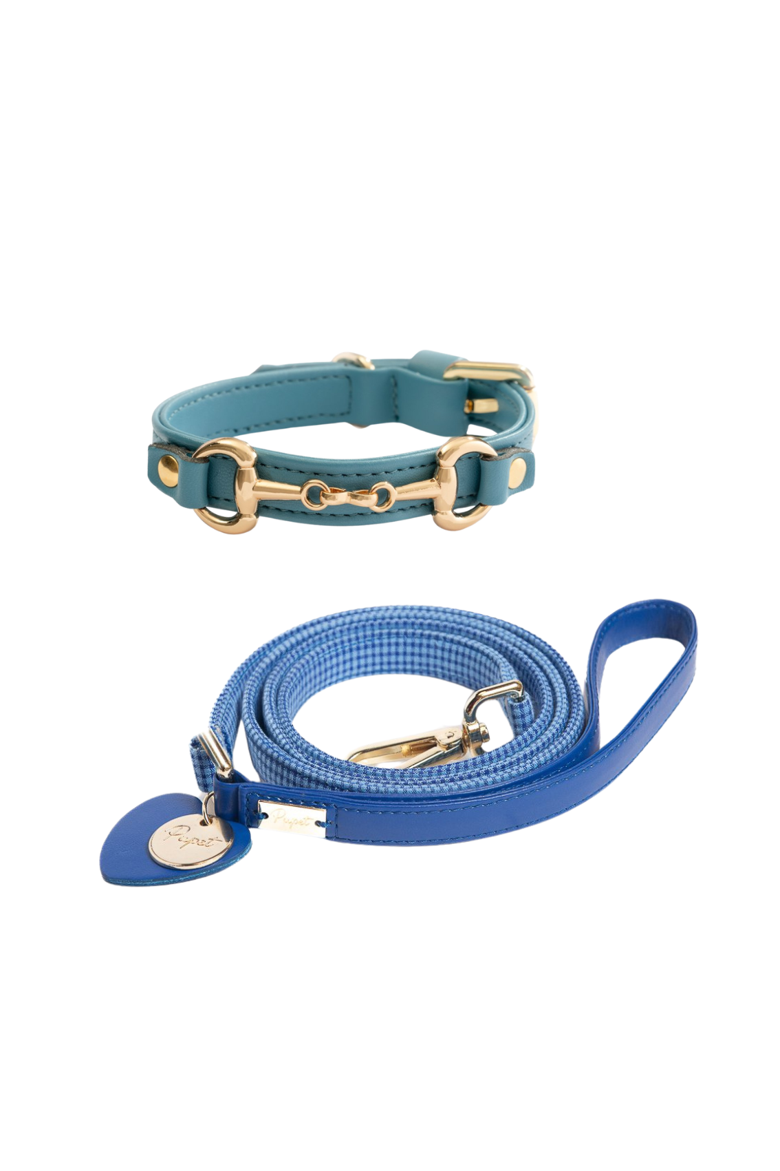 COLLARE MORSETTO +  GUINZAGLIO QUADROTTO