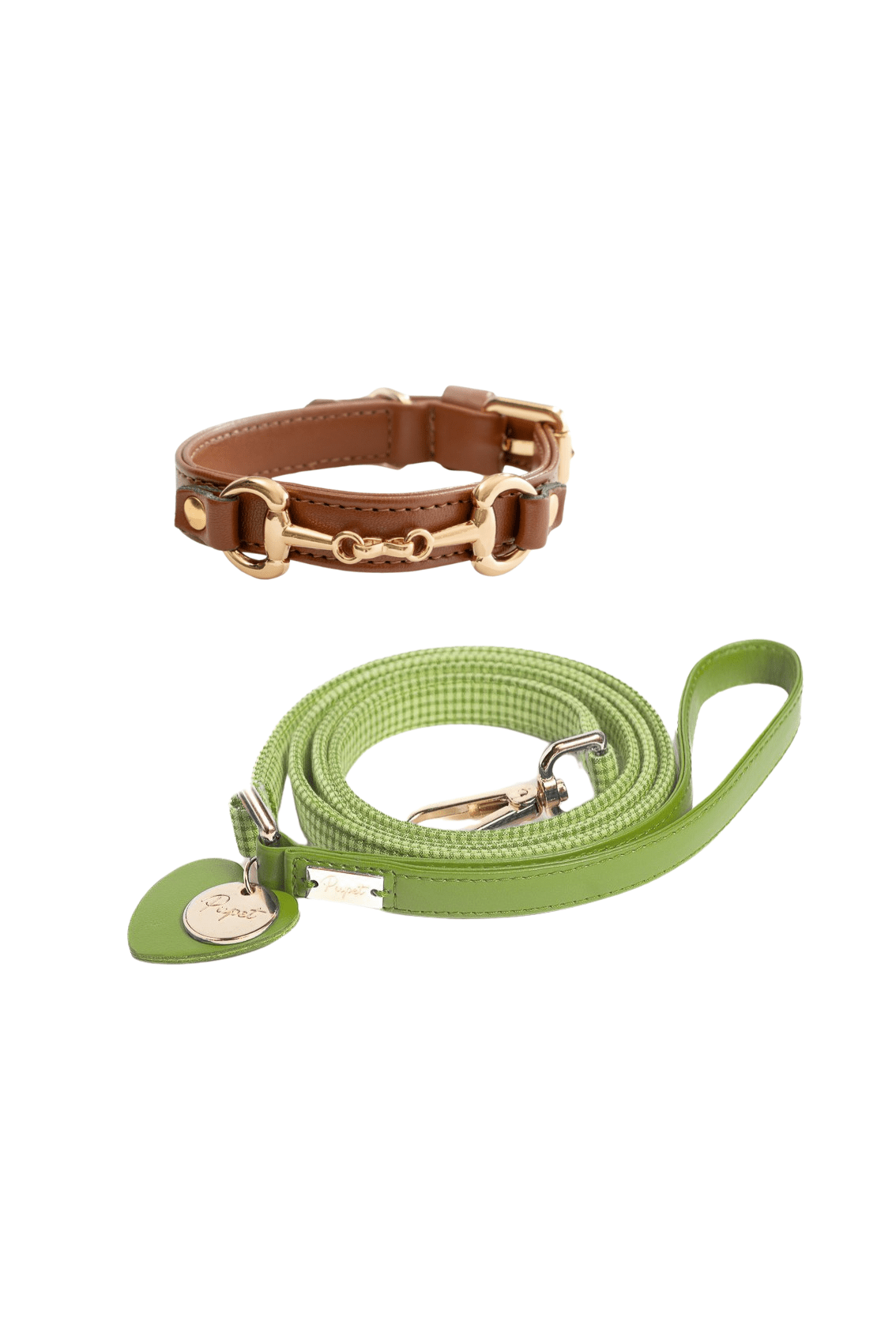 COLLARE MORSETTO +  GUINZAGLIO QUADROTTO