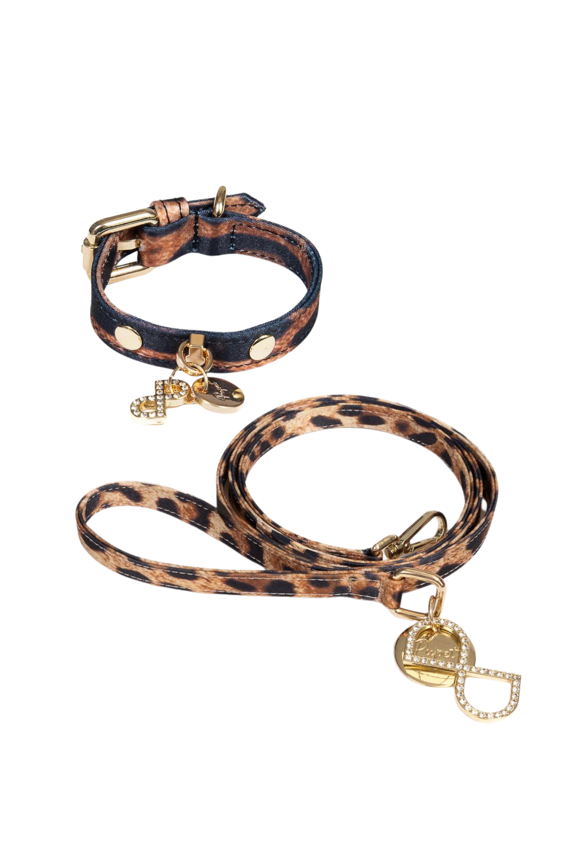 LEOPARD COLLAR + LEOPARD LEASH COMBO